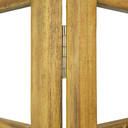 Rustika Rowe -  5Panel Room Divider/Trellis Solid Acacia Wood 200x170 cm